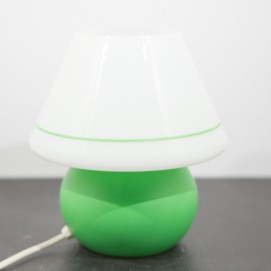 Lampe de chevet en verre vert