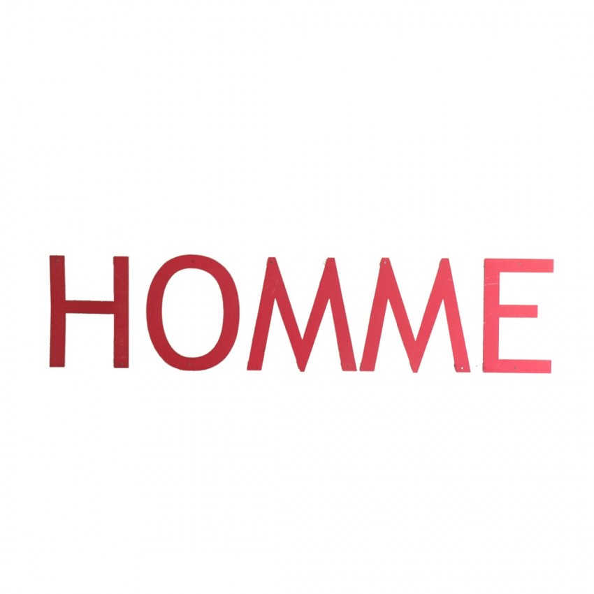Lettres d'enseigne en métal Homme Lettres d'enseigne en métal Homme