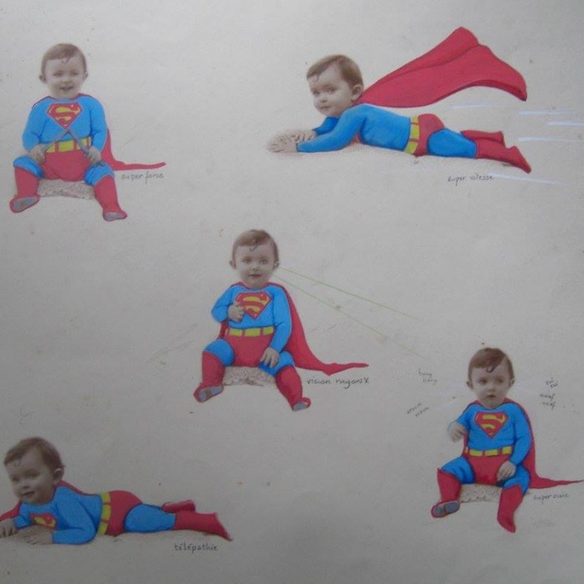Les superpouvoirs de bébé Superman 