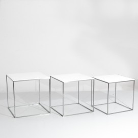 Tables gigognes PK71 - Poul Kjaerholm pour E. Kold Christensen