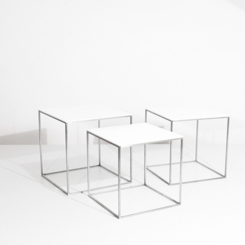 Tables gigognes PK71 - Poul Kjaerholm pour E. Kold Christensen