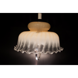 Suspension opaline vintage