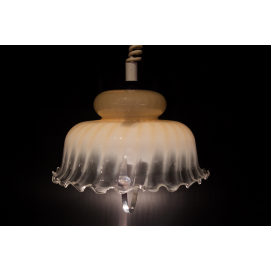 Suspension opaline vintage