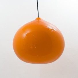 3 suspensions en opaline orange