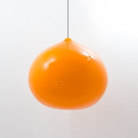 3 suspensions en opaline orange