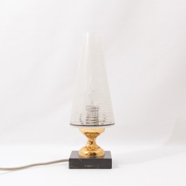 Lampe Art déco - Marbre et verre