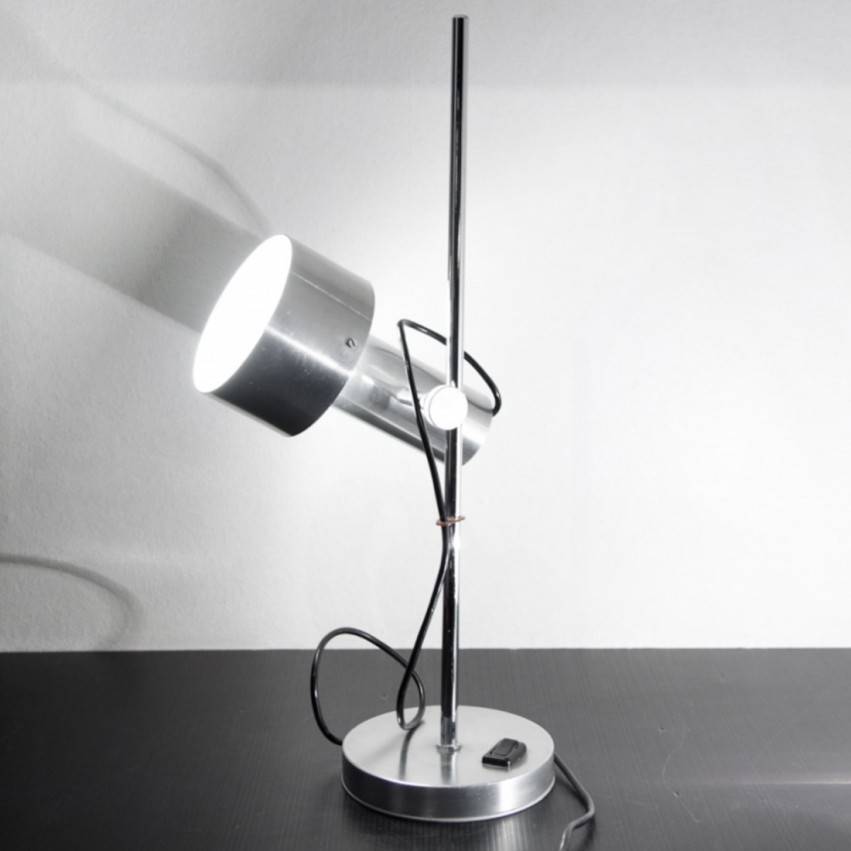 Lampe de bureau en métal - Spot des années 1960 - Delmas