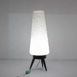 Lampe fusée tripode en plastique