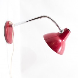 Lampe de bureau ou applique Aluminor rouge