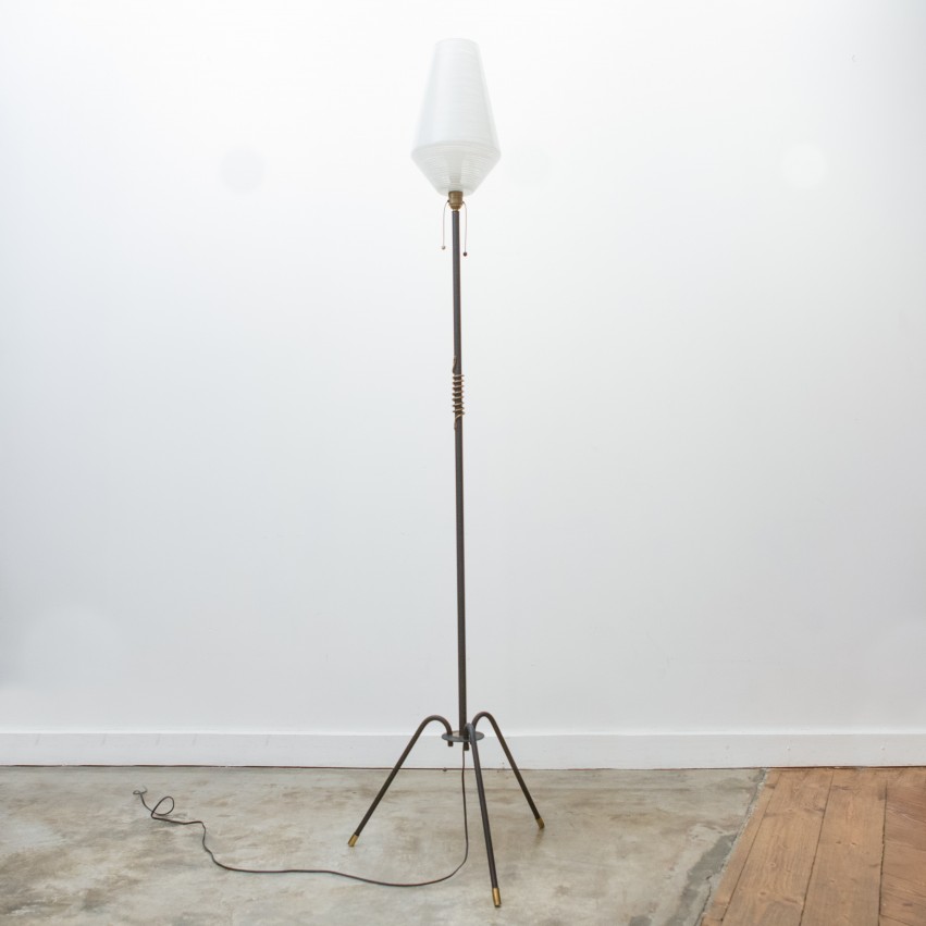 Lampadaire tripode des années 1950