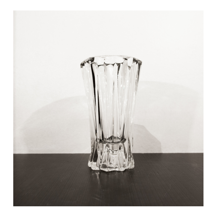 Vase en cristal vintage