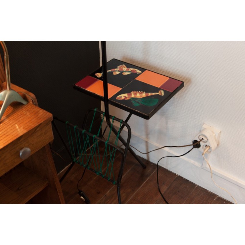 Lampadaire  tablette