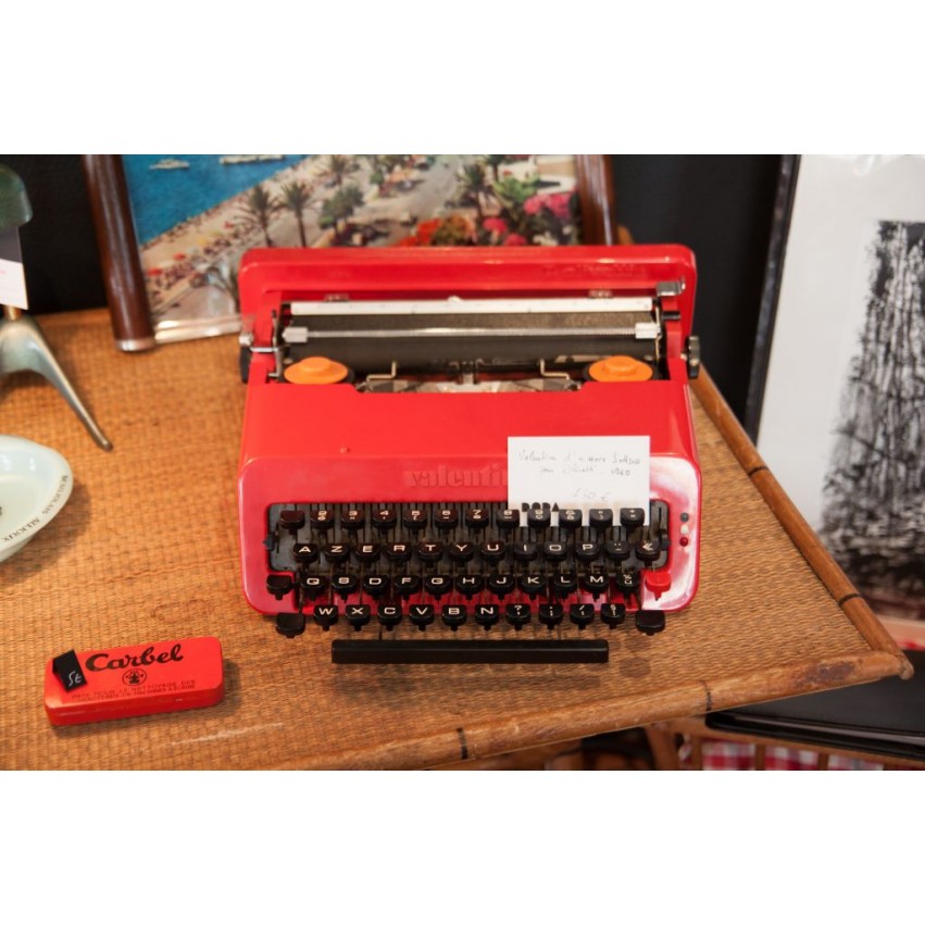 Machine à écrire Valentine - Ettore Sottsass pour Olivetti