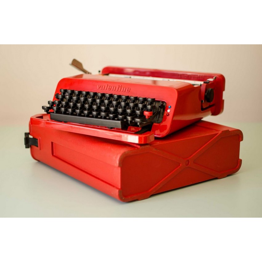 Machine à écrire Valentine - Ettore Sottsass pour Olivetti