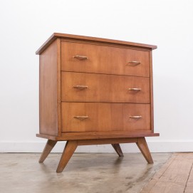 Petite commode en bois - Années 1950