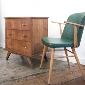 Petite commode en bois - Années 1950