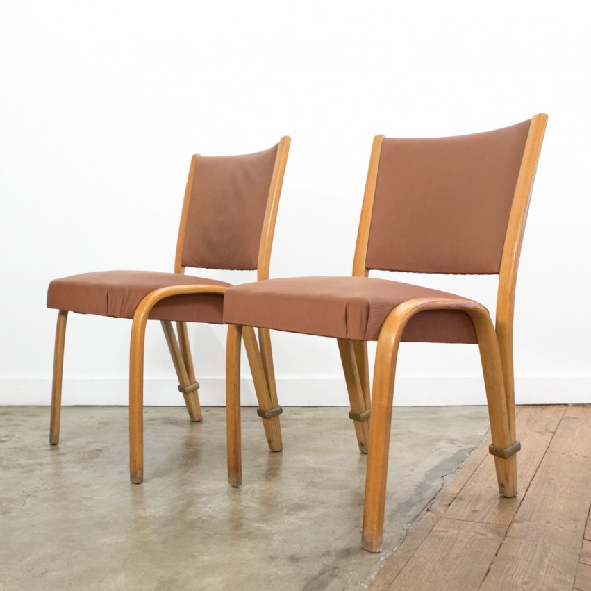 Paire de chaises - Steiner - Bow Wood