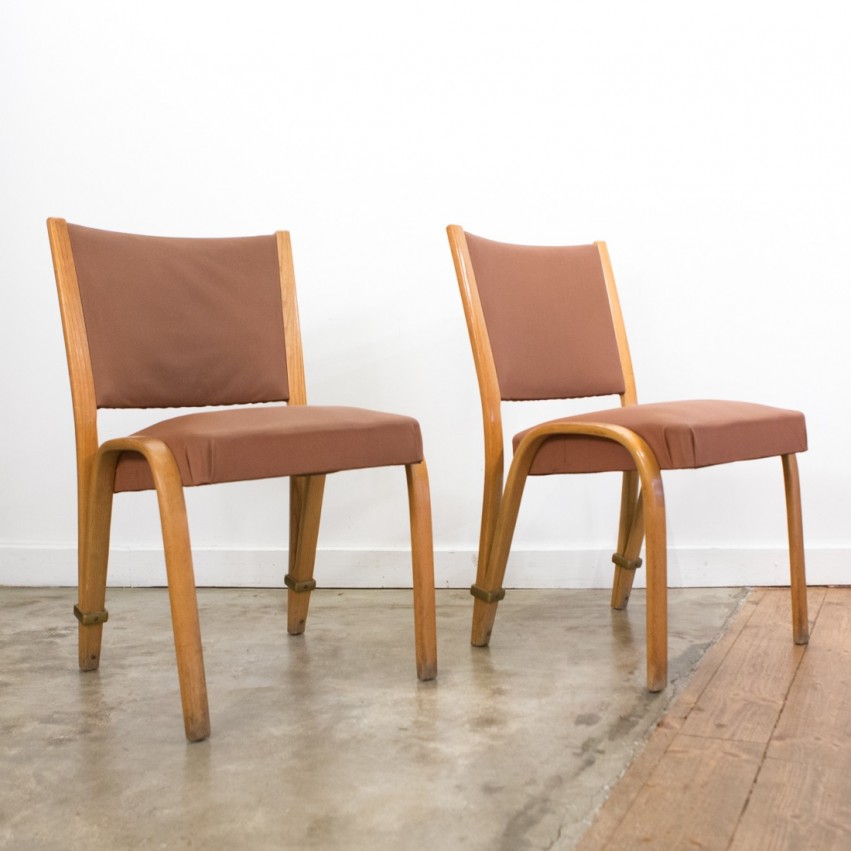 Paire de chaises - Steiner Bow-Wood no 1