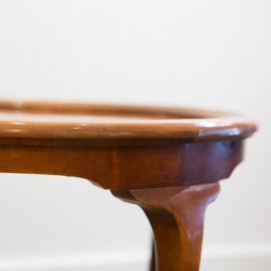 Table basse Art nouveau en merisier - Mérigot
