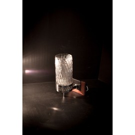 Applique bois/fer/verre