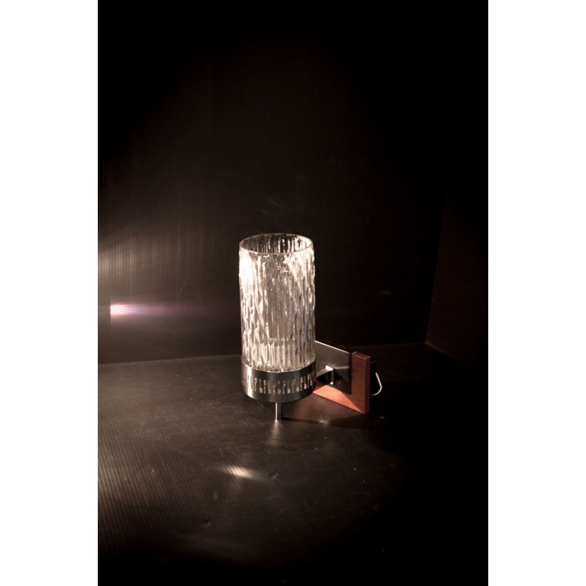 Applique bois/fer/verre