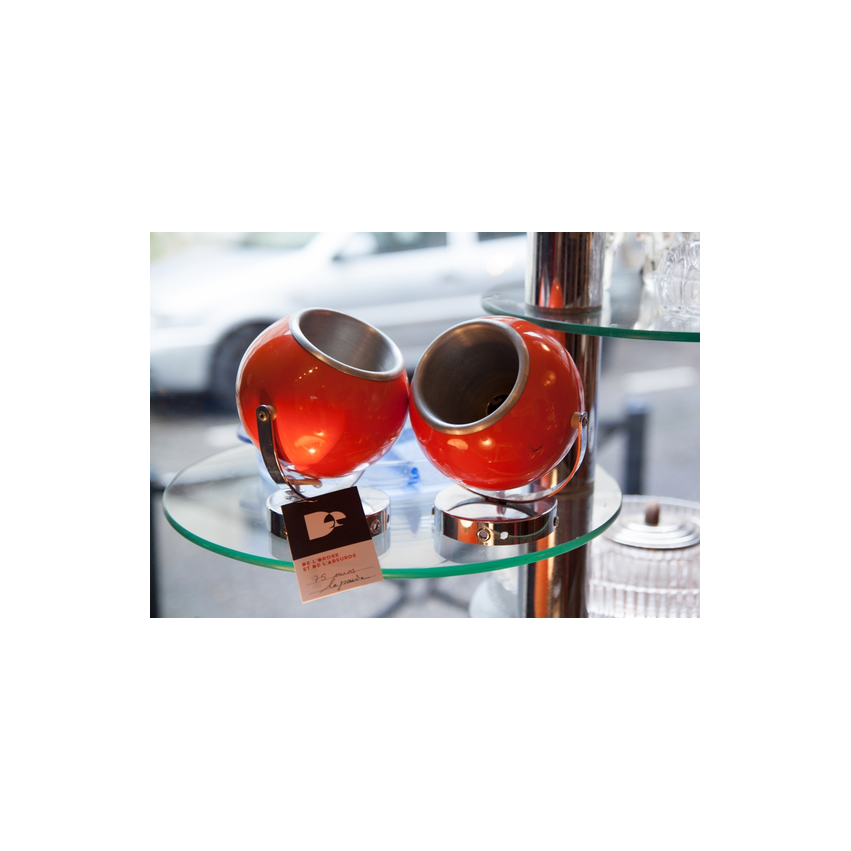 Appliques Eyeball orange