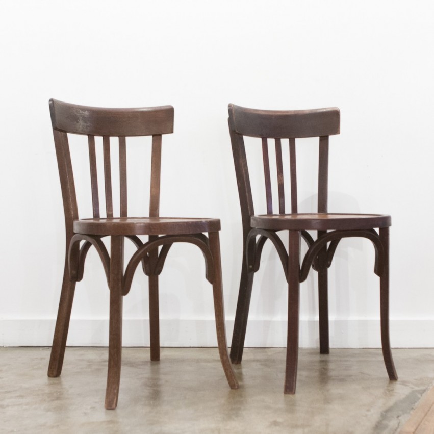 Chaises de café Baumann