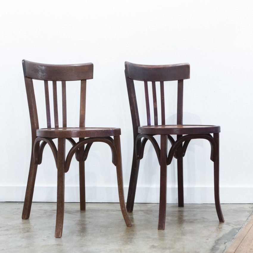 Chaises de café Baumann