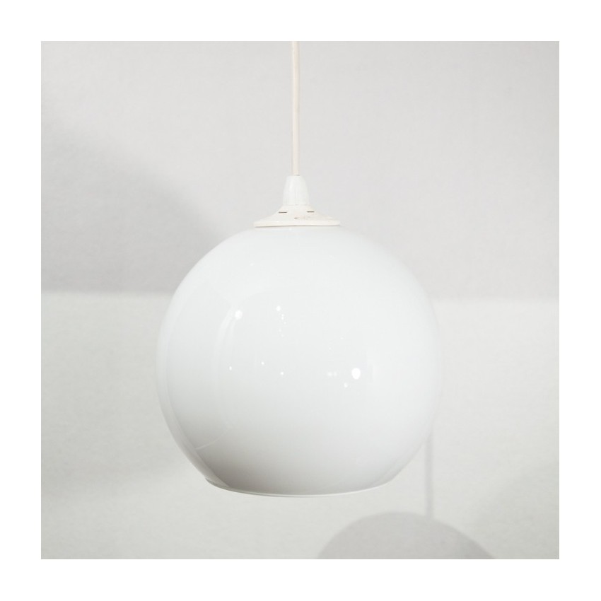 Suspension opaline vintage