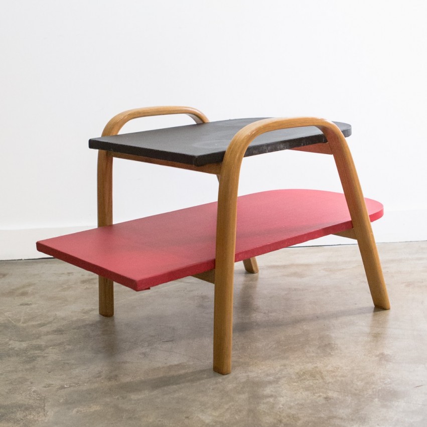 Table basse Bow Wood - Hugues Steiner/Villeneuvoise du bois courbé