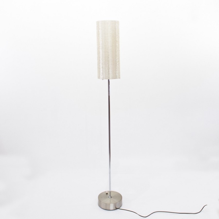 Lampadaire cylindrique en métal et résine Jean Gandelin no 71