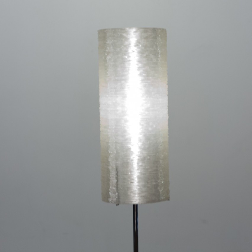 Lampadaire cylindrique en métal et résine Jean Gandelin no 71
