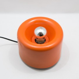 Luminaire cylindrique en tôle orange - Staff