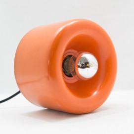 Luminaire cylindrique en tôle orange - Staff