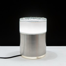 Luminaire cylindrique en inox et verre - Staff - Lampe close