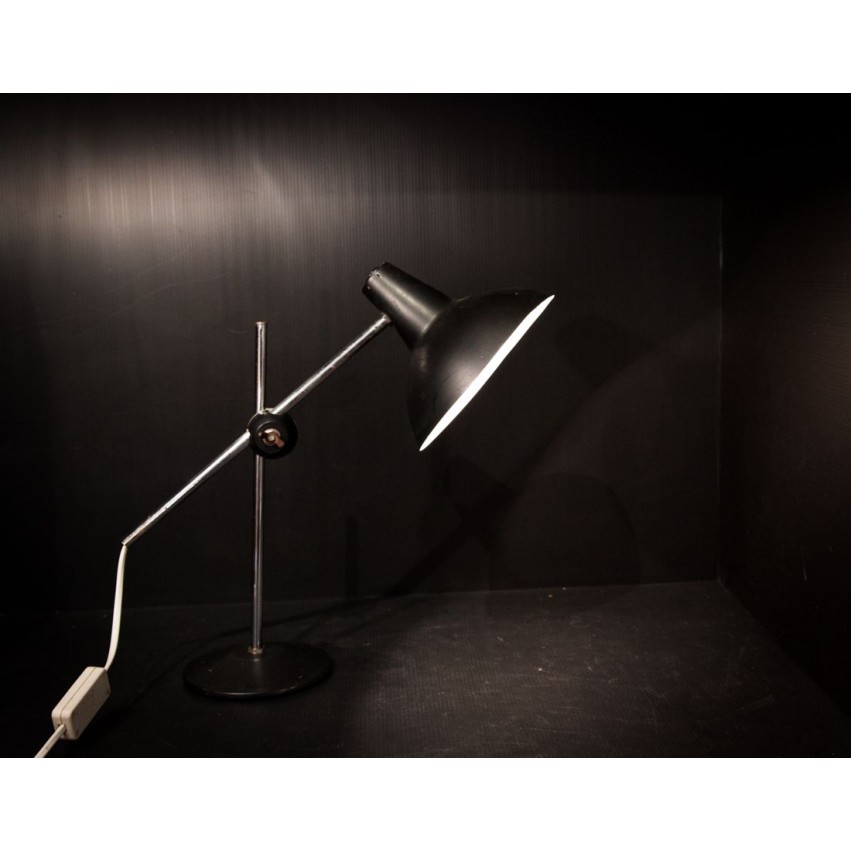 Lampe de bureau noire