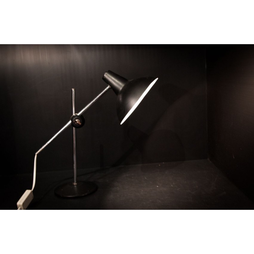Lampe de bureau noire