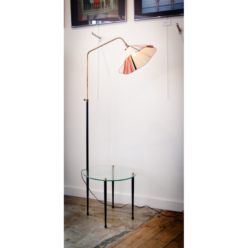 Lampadaire tablette des années 50