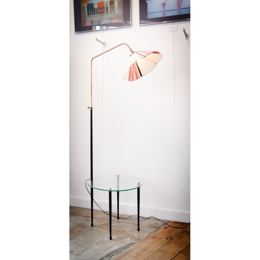 Lampadaire tablette des années 50