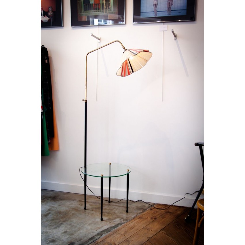 Lampadaire tablette des années 50