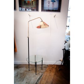 Lampadaire tablette des années 50