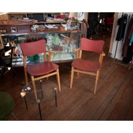 Paire de fauteuils bridge 
