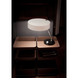 Lampe de bureau en tôle laquée Jumo 1100