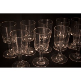 Lot de verres à vin