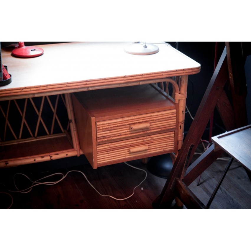 Bureau en osier