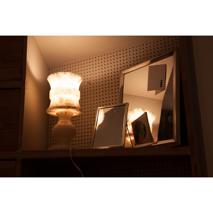 Lampe en albâtre 