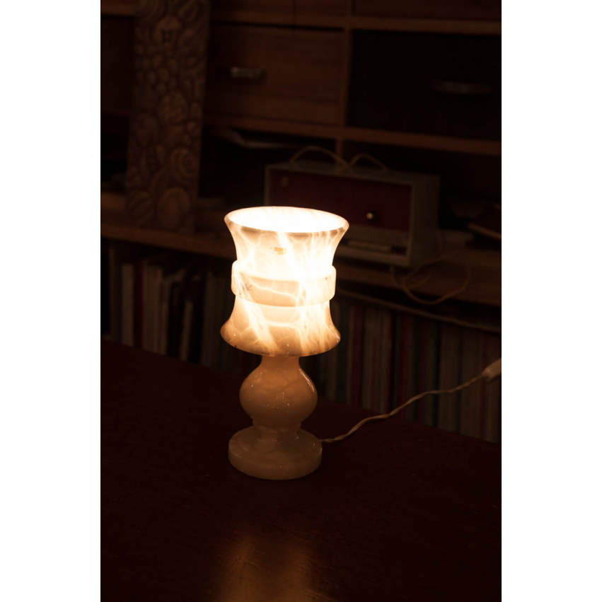 Lampe en albâtre 
