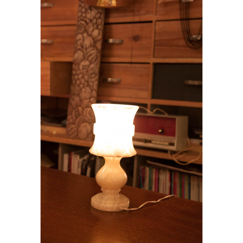 Lampe en albâtre 