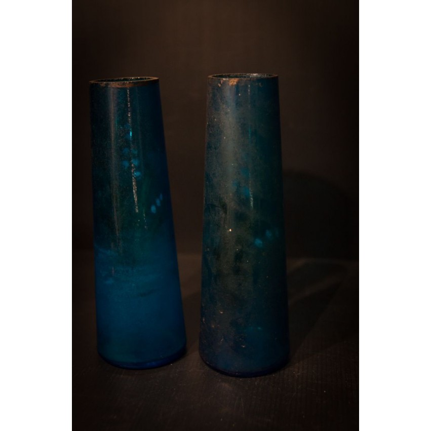 Paire de vases peints