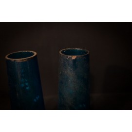 Paire de vases peints